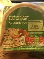 Mängden socker i Ardennes Style Pate