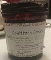Mängden socker i Confiture cassis