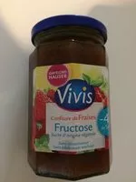 Mängden socker i Vivis confiture de fraise