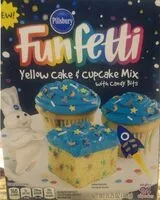 Mängden socker i Funfetti Yellow Cake & Cupcake Mix