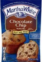 Mängden socker i Chocolate chip muffin mix