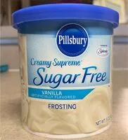 Mängden socker i Creamy supreme sugar-free vanilla frosting