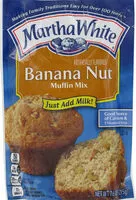 Mängden socker i Banana nut muffin mix