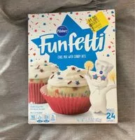 Mängden socker i Funfetti Cake Mix