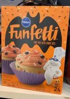 Mängden socker i Halloween Funfetti Cake Mix with Candy Bits