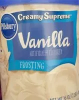 Mängden socker i Creamy Supreme Vanilla Frosting