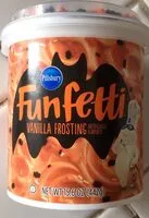Mängden socker i Funfetti Vanilla Frosting