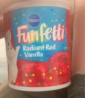 Mängden socker i Radiant Red Vanilla Funfetti Frosting