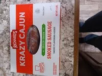 Mängden socker i Krazy Cajun-Green Onion-Smoked Sausage