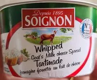 Mängden socker i Tartinade fromage de chèvre