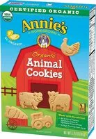 Mängden socker i Organic animal cookies