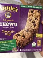 Mängden socker i Chewy chocolate chip granola bars