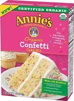 Mängden socker i Organic confetti cake baking mix