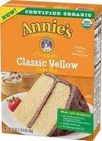 Mängden socker i Organic yellow cake baking mix