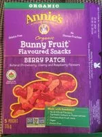 Mängden socker i Bunny fruit flavoured snacks
