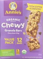 Mängden socker i Organic Chewy Granola Bars Chocolate Chip