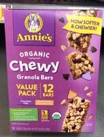 Mängden socker i Chewy granola Bars