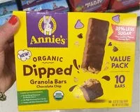 Mängden socker i Dipped chocolate chip granola bars
