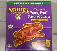 Mängden socker i Organic Bunny Fruit Flavored Snacks