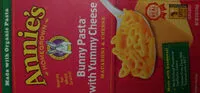 Mängden socker i bunny pasta with yummy cheese macaroni and cheese
