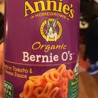Mängden socker i Annies organic canned pasta bernie o s pasta