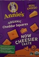 Mängden socker i Annie's organic cheddar squares