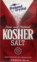 Mängden socker i Kosher Salt