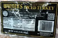 Mängden socker i Fully cooked diced turkey