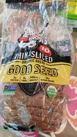 Mängden socker i Thin-sliced bread, good seed