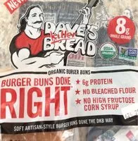 Mängden socker i Burger Buns Done Right