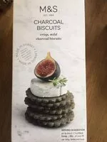 Mängden socker i Charcoal biscuits