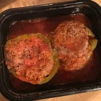 Mängden socker i Large size stuffed green bell peppers hand-filled with beef & rice in a zesty tomato sauce