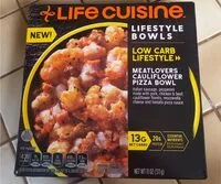 Mängden socker i Meatlovers cauliflower pizza bowl