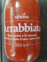 Mängden socker i ursini arrabbiata