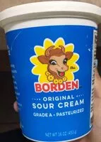 Mängden socker i sour cream