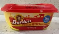 Mängden socker i Borden spreadable butter