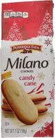 Mängden socker i Cookies milano candy cane limited edition