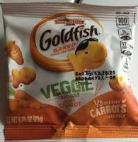 Mängden socker i veggie goldfish