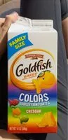 Mängden socker i Goldfish Baked Snack Crackers, Colors Cheddar