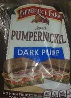 Mängden socker i Pumpernickel bread, dark pump