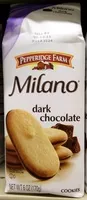Mängden socker i Milano Dark Chocolate Cookies
