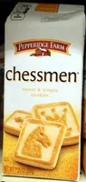 Mängden socker i Chessmen sweet & simple butter cookies