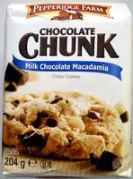 Socker och näringsämnen i Chocolate chunk