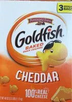 Mängden socker i Goldfish Baked Snack Crackers, Cheddar
