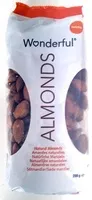 Mängden socker i Almonds - Natural