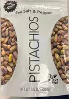 Mängden socker i sea salt & pepper pistachios