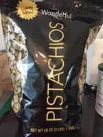 Mängden socker i Roasted lightly salted pistachios