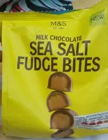 Mängden socker i Sea salt fudge bites