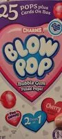 Mängden socker i Charms blow pops