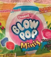 Mängden socker i Mini blow pops